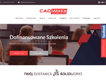 Tablet Screenshot of cadworks.pl